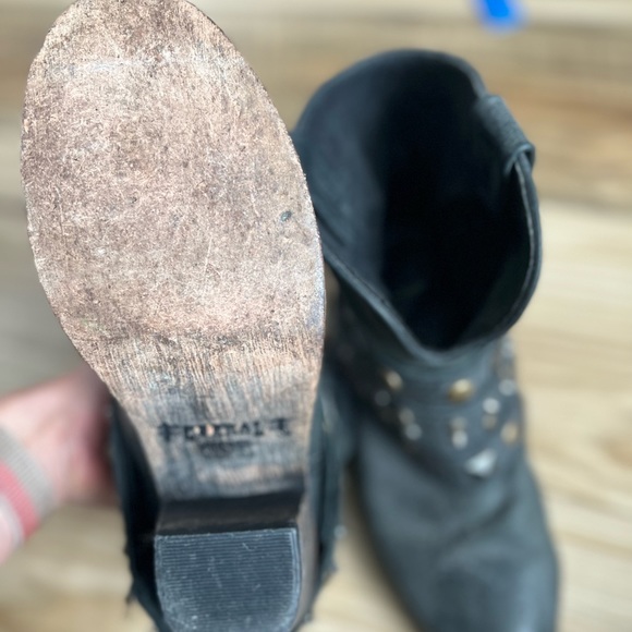 Corral Black Studded Ankle Boots - Picture 2 of 7